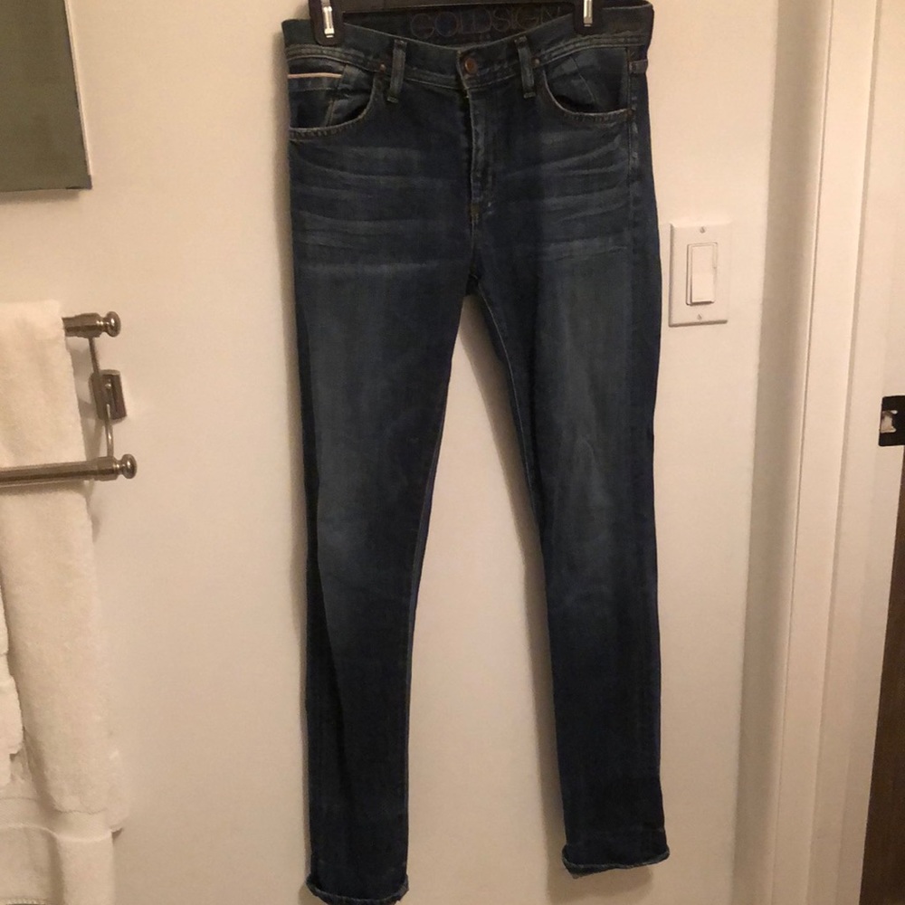 Denim skinny jeans